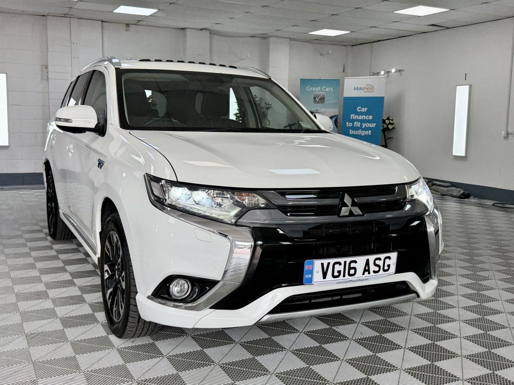 USED 2016 16 MITSUBISHI OUTLANDER 2.0h 12kWh GX4h SUV 5dr Petrol Plug-in Hybrid CVT 4WD Euro 6 (s/s) (200 ps) 