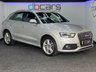 USED 2013 13 AUDI Q3 2.0 TDI S line SUV 5dr Diesel S Tronic quattro Euro 5 (s/s) (177 ps) LONG MOT VALID UNTIL APR 2027, AUDI MAIN DEALER SERVICE HISTORY UP TO 2018 FOLLOWED BY INDEPENDENT GARAGE SERVICING WITH SUPPORTING DOCUMENTATION, QUATTRO ALL-WHEEL DRIVE, PRIVACY GLASS, ROOF RAILS, REAR SPOILER, ALLOY WHEELS, HEATED S-LINE EMBOSSED SPORT SEATS, AIR CONDITIONING, LARGE COLOUR DISPLAY, BLUETOOTH CONNECTIVITY, MULTI-FUNCTION STEERING WHEEL, AUTOMATIC HEADLIGHTS, ELECTRIC HANDBRAKE, FRONT & REAR ELECTRIC WINDOWS, SPACIOUS CABIN, LARGE BOOT, STYLISH AUTOMATIC SUV.