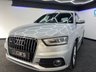 USED 2013 13 AUDI Q3 2.0 TDI S line SUV 5dr Diesel S Tronic quattro Euro 5 (s/s) (177 ps) LONG MOT VALID UNTIL APR 2027, AUDI MAIN DEALER SERVICE HISTORY UP TO 2018 FOLLOWED BY INDEPENDENT GARAGE SERVICING WITH SUPPORTING DOCUMENTATION, QUATTRO ALL-WHEEL DRIVE, PRIVACY GLASS, ROOF RAILS, REAR SPOILER, ALLOY WHEELS, HEATED S-LINE EMBOSSED SPORT SEATS, AIR CONDITIONING, LARGE COLOUR DISPLAY, BLUETOOTH CONNECTIVITY, MULTI-FUNCTION STEERING WHEEL, AUTOMATIC HEADLIGHTS, ELECTRIC HANDBRAKE, FRONT & REAR ELECTRIC WINDOWS, SPACIOUS CABIN, LARGE BOOT, STYLISH AUTOMATIC SUV.