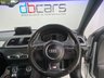USED 2013 13 AUDI Q3 2.0 TDI S line SUV 5dr Diesel S Tronic quattro Euro 5 (s/s) (177 ps) LONG MOT VALID UNTIL APR 2027, AUDI MAIN DEALER SERVICE HISTORY UP TO 2018 FOLLOWED BY INDEPENDENT GARAGE SERVICING WITH SUPPORTING DOCUMENTATION, QUATTRO ALL-WHEEL DRIVE, PRIVACY GLASS, ROOF RAILS, REAR SPOILER, ALLOY WHEELS, HEATED S-LINE EMBOSSED SPORT SEATS, AIR CONDITIONING, LARGE COLOUR DISPLAY, BLUETOOTH CONNECTIVITY, MULTI-FUNCTION STEERING WHEEL, AUTOMATIC HEADLIGHTS, ELECTRIC HANDBRAKE, FRONT & REAR ELECTRIC WINDOWS, SPACIOUS CABIN, LARGE BOOT, STYLISH AUTOMATIC SUV.