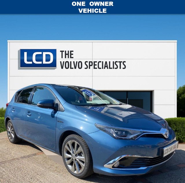 View our Toyota Auris 1.8 VVT-h Excel Hatchback 5dr Petrol Hybrid CVT Euro 6 (s/s) (136 ps)