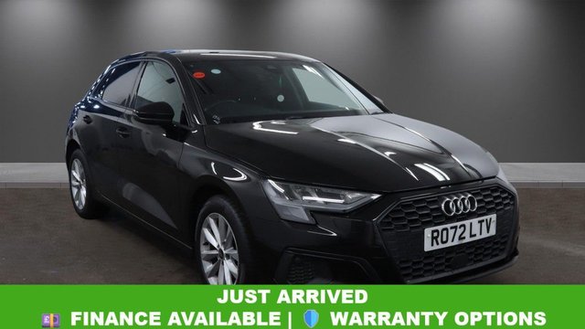 2022 72 AUDI A3 1.0 TFSI 30 Technik Sportback 5dr Petrol S Tronic Euro 6 (s/s) (110 ps) 