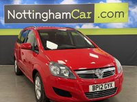 USED 2012 12 VAUXHALL ZAFIRA 1.6 16V Exclusiv MPV 5dr Petrol Manual Euro 5 (115 ps) **ONE OWNER**FULL HISTORY**