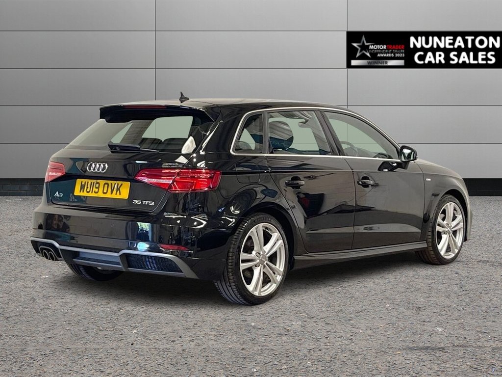 USED 2019 19 AUDI A3 1.5 TFSI CoD 35 S line Sportback 5dr Petrol Manual Euro 6 (s/s) (150 ps) Driver Modes