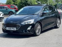 USED 2018 68 FORD FOCUS 1.0T EcoBoost Titanium X Euro 6 (s/s) 5dr PANORAMIC SUNROOF, ULEZ FREE