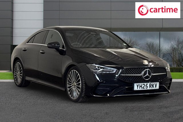 View our Mercedes-Benz Cla 1.3 CLA180h MHEV AMG Line (Premium) Coupe 4dr Petrol Hybrid 7G-DCT Euro 6 (s/s) (150 ps) Smartphone Integration, Parking Package, Winter Package, Seat Comfort Package, Night Package