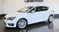 USED 2014 64 SEAT LEON 2.0 TDI CR FR Hatchback 5dr Diesel Manual Euro 5 (s/s) (184 ps) 