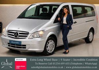 2013 MERCEDES-BENZ VITO 2.1 113 CDi BlueEFFICIENCY Traveliner Minibus 5dr Diesel Manual L1 (182 g/km, 136 bhp) £14995.00