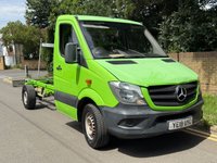 USED 2018 18 MERCEDES-BENZ SPRINTER 2.1 314 CDI 140BHP AUTO L2 MWB CHASSIS CAB AUTOMATIC+ 1OWNER+ EURO 6+ TRADE SALE