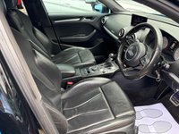 USED 2015 65 AUDI S3 2.0 TFSI Sportback 5dr Petrol S Tronic quattro Euro 6 (s/s) (Nav) (300 ps) STUNNING LOOKING CAR A ONE OFF BLUE