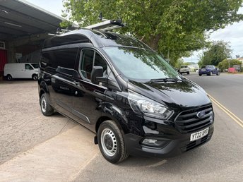 2022 FORD TRANSIT CUSTOM 320 EcoBlue Leader L2 H2 LWB High roof Panel van - AIR CON + ONE OWNER &pound;16500.00