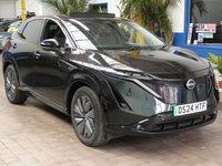 USED 2024 24 NISSAN ARIYA 87kWh Advance SUV 5dr Electric Auto 22kW Charger (242 ps) SUNROOF SAT NAV PARKING CAMERA PART LEATHER INTERIOR CRUISE CONTROL PARKING SENSORS 1 OWNER SERVICE HISTORY WARRANTY