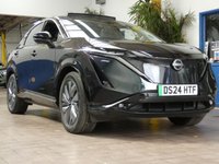 USED 2024 24 NISSAN ARIYA 87kWh Advance SUV 5dr Electric Auto 22kW Charger (242 ps) SUNROOF SAT NAV PARKING CAMERA PART LEATHER INTERIOR CRUISE CONTROL PARKING SENSORS 1 OWNER SERVICE HISTORY WARRANTY