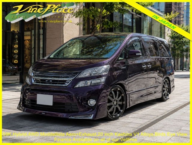 View our Toyota Vellfire 2.4 4WD Hybrid ZR, Moddelista, 7 Seats, Auto
