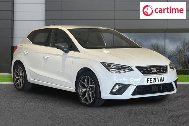 View our Seat Ibiza 1.0 TSI XCELLENCE Hatchback 5dr Petrol Manual Euro 6 (s/s) (110 ps) Rear Parking Sensors, Full Link Smartphone Integration, Navigation System, 17In Alloys, Electrically Adjustable Door Mirrors