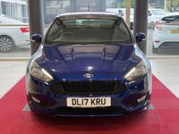 USED 2017 17 FORD FOCUS 1.0T EcoBoost ST-Line Hatchback 5dr Petrol Manual Euro 6 (s/s) (125 ps) DEEP IMPACT BLUE, 17 INCH ROCK METALLIC ALLOY WHEELS, 8 INCH TOUCHSCREEN WITH DAB AUDIO SYSTEM, HEATED ELECTRIC DOOR MIRRORS, FORD DAB NAVIGATION SYSTEM, HALOGEN HEADLIGHTS, LED DAYTIME RUNNING LIGHTS