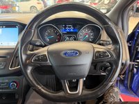 USED 2017 17 FORD FOCUS 1.0T EcoBoost ST-Line Hatchback 5dr Petrol Manual Euro 6 (s/s) (125 ps) DEEP IMPACT BLUE, 17 INCH ROCK METALLIC ALLOY WHEELS, 8 INCH TOUCHSCREEN WITH DAB AUDIO SYSTEM, HEATED ELECTRIC DOOR MIRRORS, FORD DAB NAVIGATION SYSTEM, HALOGEN HEADLIGHTS, LED DAYTIME RUNNING LIGHTS