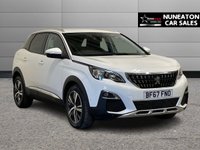 USED 2017 67 PEUGEOT 3008 1.2 PureTech Allure SUV 5dr Petrol Manual Euro 6 (s/s) (130 ps) APPLE CAR PLAY AND ANDROID AUTO