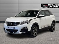 USED 2017 67 PEUGEOT 3008 1.2 PureTech Allure SUV 5dr Petrol Manual Euro 6 (s/s) (130 ps) APPLE CAR PLAY AND ANDROID AUTO