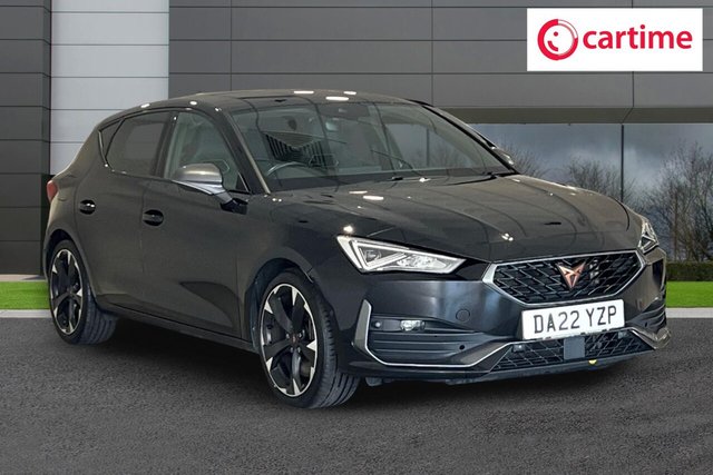 View our Cupra Leon 2.0 TSI VZ1 Hatchback 5dr Petrol DSG Euro 6 (s/s) (245 ps) Rear View Camera, Front / Rear Parking Sensors, Full Link Smartphone Integration, Heated Steering Wheel, Media System Plus With Navigation