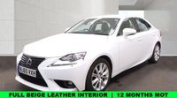USED 2015 65 LEXUS IS 2.5 300h Executive Edition Saloon 4dr Petrol Hybrid E-CVT Euro 5 (s/s) (223 ps) Full LEXUS Service History  |  1 Owner From Brand New  |  Set of 2 Keys