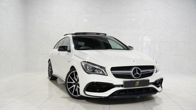 View our Mercedes-Benz Cla 2.0 CLA45 AMG Shooting Brake 5dr Petrol SpdS DCT 4MATIC Euro 6 (s/s) (381 ps)