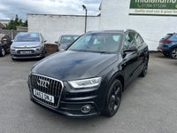 USED 2013 63 AUDI Q3 2.0 TDI S line SUV 5dr Diesel Manual Euro 5 (s/s) (140 ps) LEATHER UPHOLSTERY-BLUETOOTH-SERVICE HISTORY-DIESEL-SAT NAV
