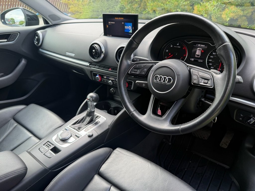 USED 2019 68 AUDI A3 1.6 TDI 30 Sport Sportback 5dr Diesel S Tronic Euro 6 (s/s) (116 ps)