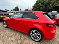 USED 2015 65 AUDI A3 1.4 TFSI CoD S line Hatchback 3dr Petrol S Tronic Euro 6 (s/s) (150 ps) 