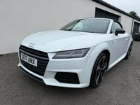 USED 2017 17 AUDI TT 1.8 TFSI Black Edition Roadster 2dr Petrol Manual Euro 6 (s/s) (180 ps) PETROL*ULEZ*HALF LEATHER*R/SPOILER