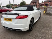USED 2017 17 AUDI TT 1.8 TFSI Black Edition Roadster 2dr Petrol Manual Euro 6 (s/s) (180 ps) PETROL*ULEZ*HALF LEATHER*R/SPOILER
