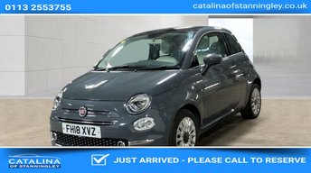 2018 FIAT 500 1.2 Lounge Hatchback 3dr Petrol Manual Euro 6 (s/s) (69 bhp) £6200.00