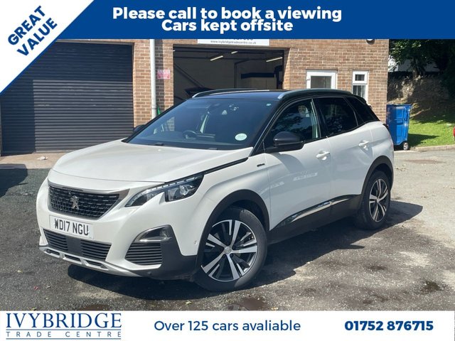 2017 PEUGEOT 3008 1.6 BlueHDi GT Line SUV 5dr Diesel Manual Euro 6 (s/s) (120 ps) £7495.00