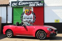 USED 2019 19 ABARTH 124 SPIDER 1.4 MultiAir Convertible 2dr Petrol Auto Euro 6 (170 ps) BOSE--HERITAGE--VISABILITY--SAT-NAV--REVERSE CAMERA