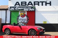 USED 2019 19 ABARTH 124 SPIDER 1.4 MultiAir Convertible 2dr Petrol Auto Euro 6 (170 ps) BOSE--HERITAGE--VISABILITY--SAT-NAV--REVERSE CAMERA