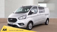 USED 2021 21 FORD TRANSIT CUSTOM 2.0 320 EcoBlue Limited Crew Van Double Cab 5dr Diesel Manual L2 H1 Euro 6 (s/s) (6 Seat) (130 ps) 6 Seats-Air Con-Heated Seats