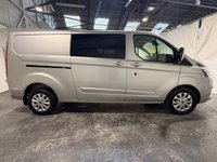 USED 2021 21 FORD TRANSIT CUSTOM 2.0 320 EcoBlue Limited Crew Van Double Cab 5dr Diesel Manual L2 H1 Euro 6 (s/s) (6 Seat) (130 ps) 6 Seats-Air Con-Heated Seats