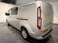 USED 2021 21 FORD TRANSIT CUSTOM 2.0 320 EcoBlue Limited Crew Van Double Cab 5dr Diesel Manual L2 H1 Euro 6 (s/s) (6 Seat) (130 ps) 6 Seats-Air Con-Heated Seats