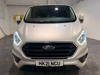 USED 2021 21 FORD TRANSIT CUSTOM 2.0 320 EcoBlue Limited Crew Van Double Cab 5dr Diesel Manual L2 H1 Euro 6 (s/s) (6 Seat) (130 ps) 6 Seats-Air Con-Heated Seats