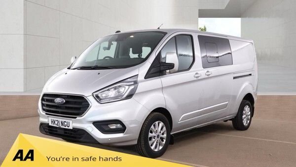 View our Ford Transit Custom 2.0 320 EcoBlue Limited Crew Van Double Cab 5dr Diesel Manual L2 H1 Euro 6 (s/s) (6 Seat) (130 ps)
