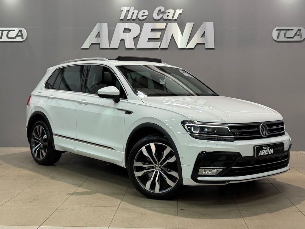 USED 2017 17 VOLKSWAGEN TIGUAN 2.0 BiTDI BlueMotion Tech R-Line SUV 5dr Diesel DSG 4Motion Euro 6 (s/s) (240 ps) 