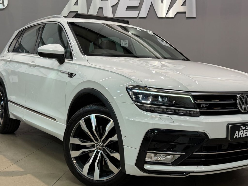USED 2017 17 VOLKSWAGEN TIGUAN 2.0 BiTDI BlueMotion Tech R-Line SUV 5dr Diesel DSG 4Motion Euro 6 (s/s) (240 ps) 