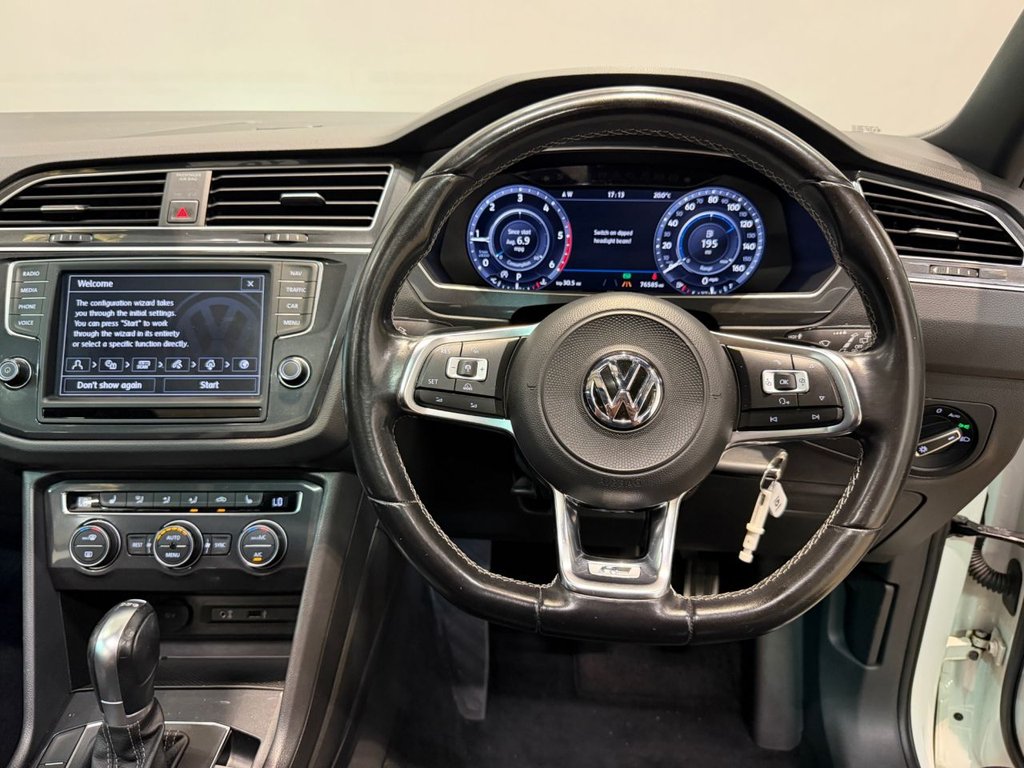 USED 2017 17 VOLKSWAGEN TIGUAN 2.0 BiTDI BlueMotion Tech R-Line SUV 5dr Diesel DSG 4Motion Euro 6 (s/s) (240 ps) 