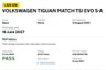 USED 2020 20 VOLKSWAGEN TIGUAN 1.5 TSI EVO Match SUV 5dr Petrol DSG Euro 6 (s/s) (150 ps) Comprehensive Service History  |  Only 2 Owners From Brand New