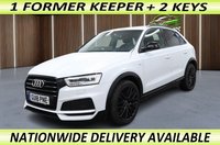 USED 2018 18 AUDI Q3 1.4 TFSI CoD Black Edition SUV 5dr Petrol S Tronic Euro 6 (s/s) (150 ps) +++SAME DAY/NEXT DAY DELIVERY AVAILABLE+++