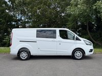 USED 2022 72 FORD TRANSIT CUSTOM 2.0 300 EcoBlue Limited Crew Van L2 H1 Euro 6 (s/s) 5dr 1 OWNER! AIR CON! CRUISE!