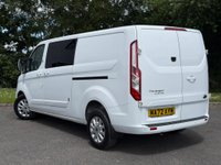 USED 2022 72 FORD TRANSIT CUSTOM 2.0 300 EcoBlue Limited Crew Van L2 H1 Euro 6 (s/s) 5dr 1 OWNER! AIR CON! CRUISE!
