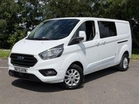 USED 2022 72 FORD TRANSIT CUSTOM 2.0 300 EcoBlue Limited Crew Van L2 H1 Euro 6 (s/s) 5dr 1 OWNER! AIR CON! CRUISE!