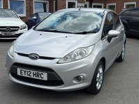 USED 2012 12 FORD FIESTA 1.25 Zetec Hatchback 5dr Petrol Manual (129 g/km, 81 bhp) MEGA LOW MILES + GREAT HISTORY