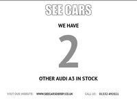 USED 2016 66 AUDI A3 2.0 TDI S line Sportback 5dr Diesel Manual Euro 6 (s/s) (150 ps) FACELIFT, MOT MARCH 27 NO ADVISORY